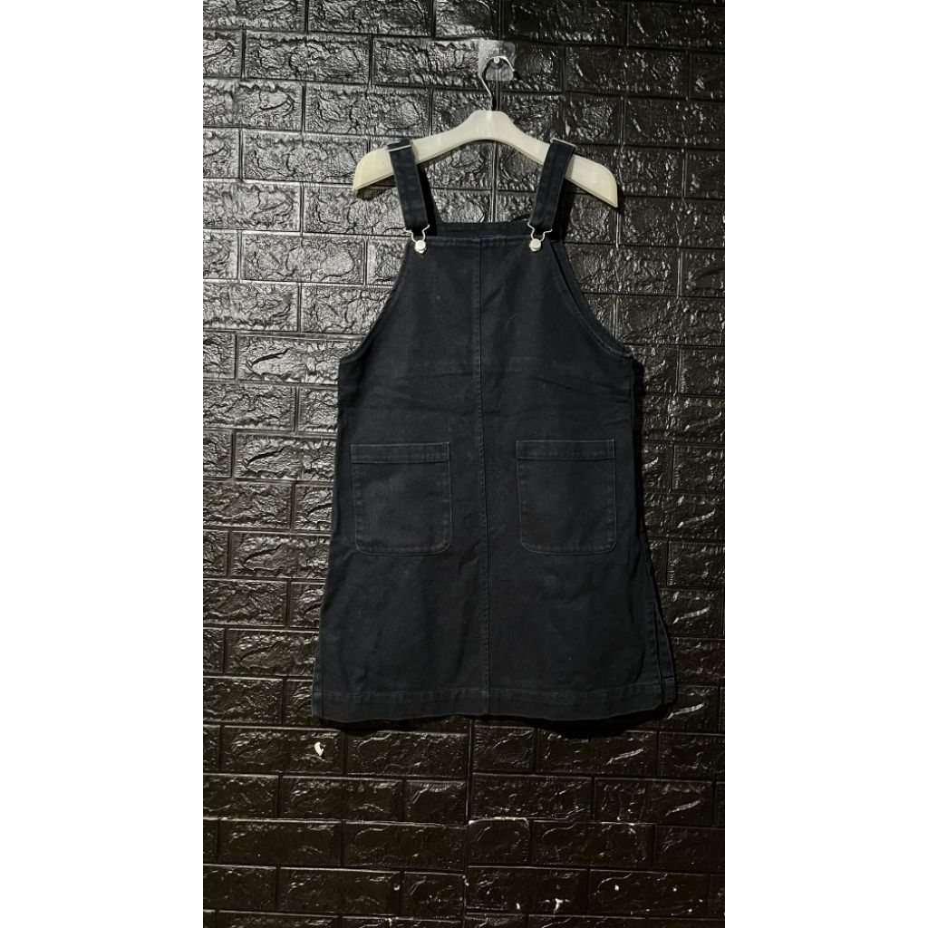 [PRELOVED] Overall Rok Jeans//Baju kodok//Jumpsuit Pendek SPAO