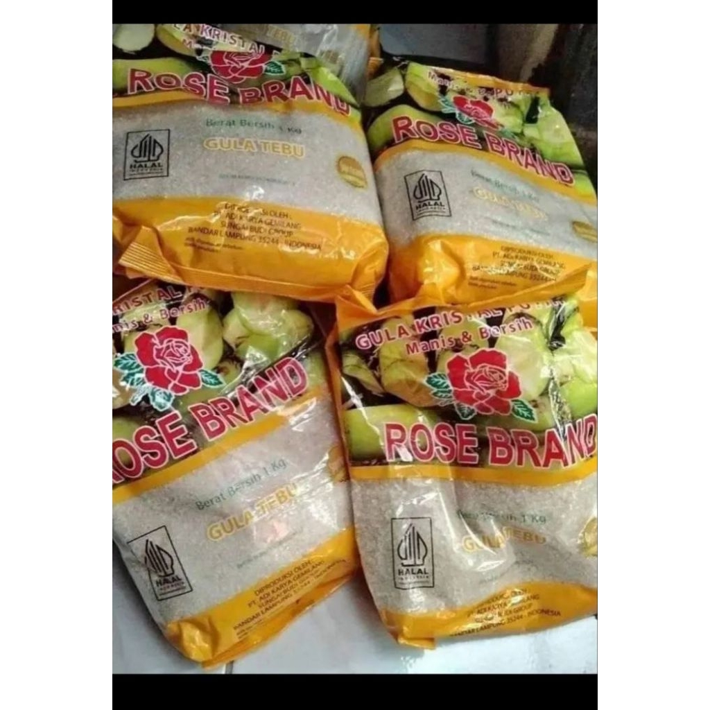 

rose brand gula kristal kemasan random 20 pcs