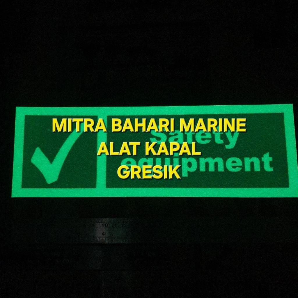 

Stiker IMO Symbol IMPA 334184 Safety Equipment Glow In The Dark