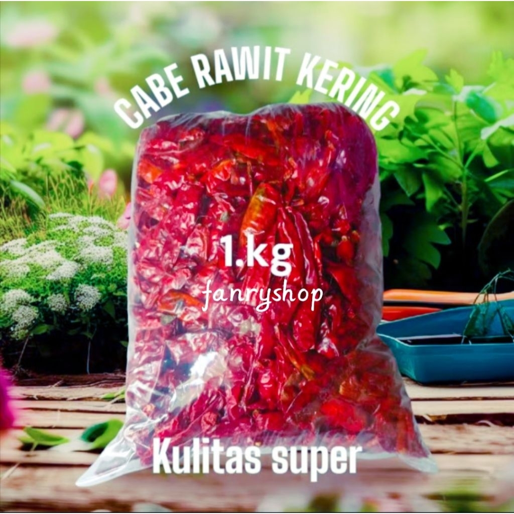 

Cabe rawit kering Teja/Japlak Kemasan 1KG