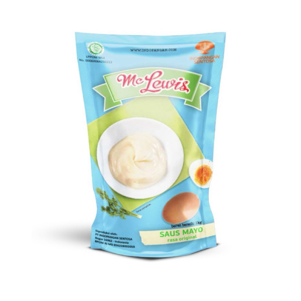 

McLewis Saus Mayo 1kg – Rasa Lembut, Gurih, dan Creamy untuk Segala Hidangan