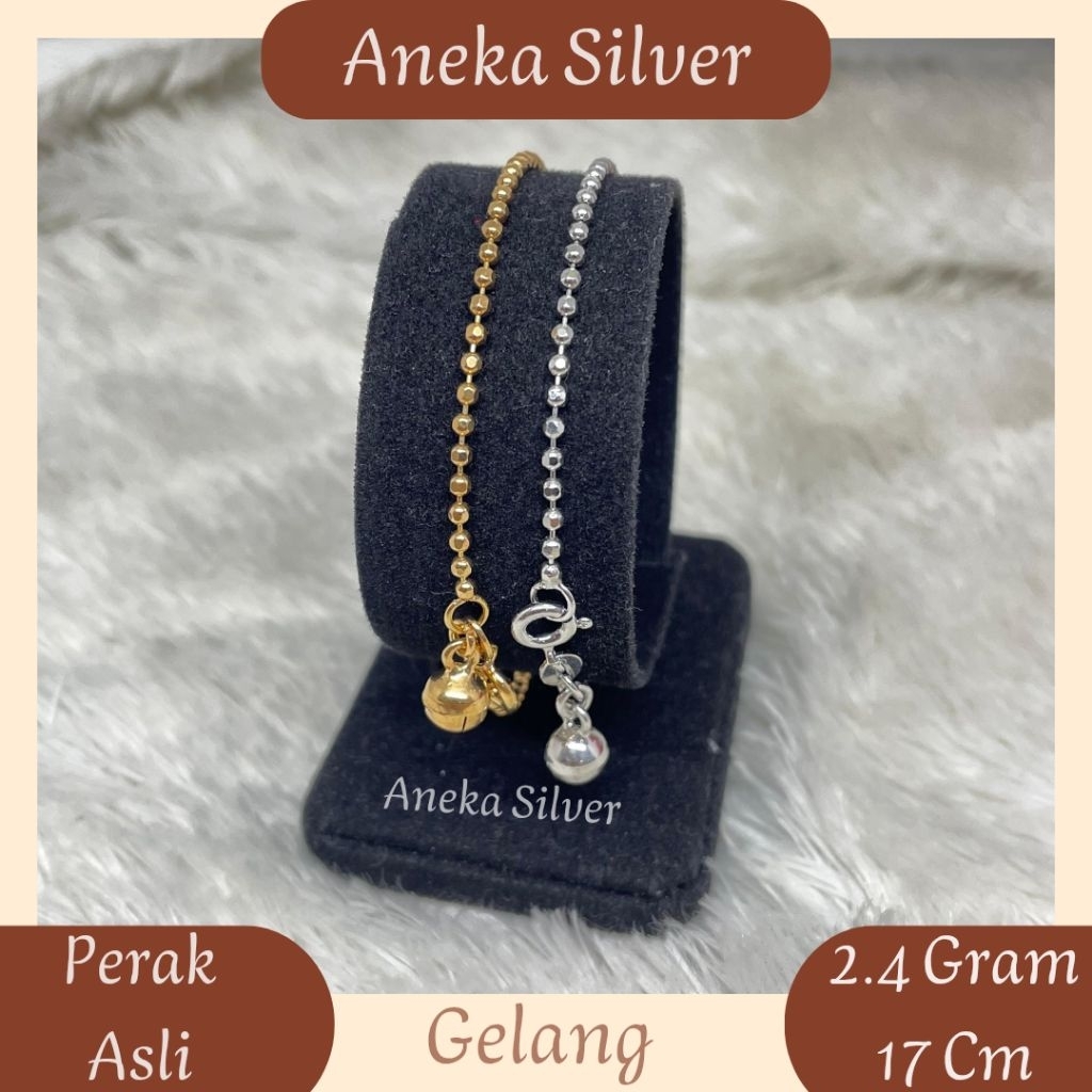Gelang Biji Lada Mini, Perak 925