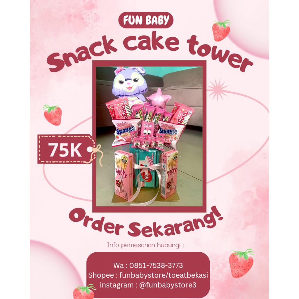 

TOWER SNACK / CAKE TOWER / HAMPERS SNACK