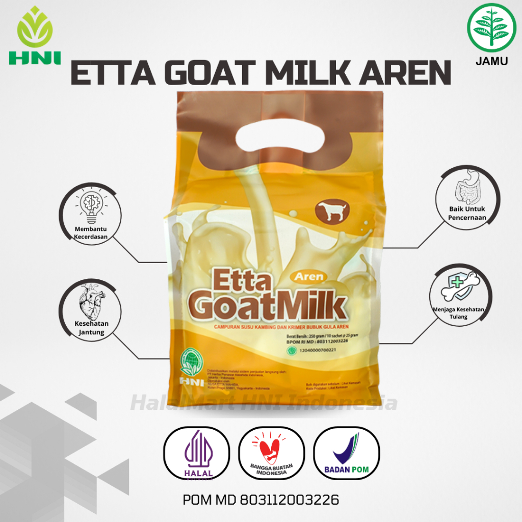

ETTA GOAT MILK GULA AREN Menjaga Kesehatan Tulang Mengobati Diabetes Mengobati Gangguan Pernafasan