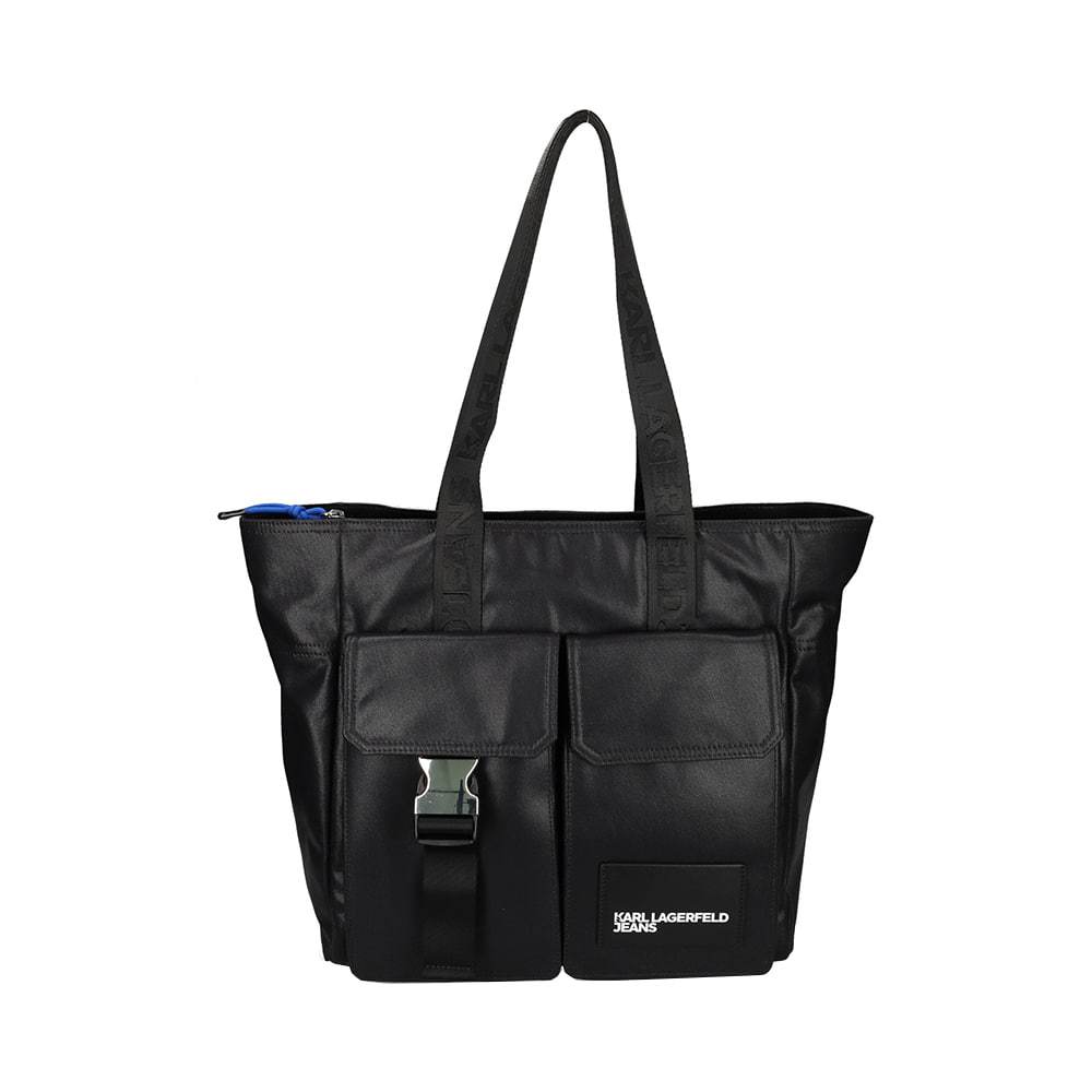 Karl Lagerfeld Utility Coated Denim Tote Bag