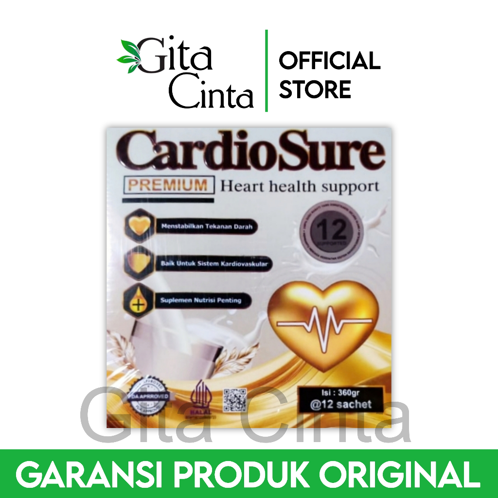 

Paket Murah Cardiosure Susu Hipertensi Darah Tinggi Kolesterol Dan Asam Urat Original Asli