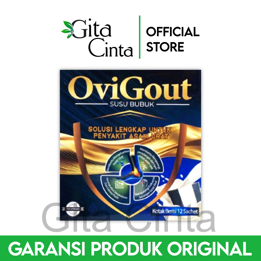 

Ovigout Minuman Susu Atasi Asam Urat Nyeri Sendi Kolesterol 100% Original Asli BPOM