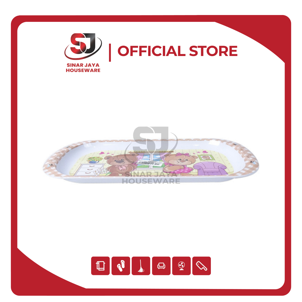 Baki Mini Melamin / Nampan Melamin Karakter TF3100-10 Vanda