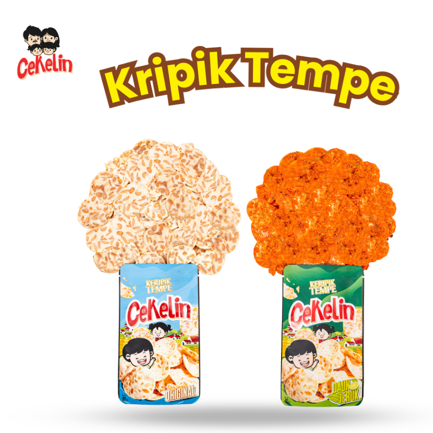 

Cekelin KERIPIK TEMPE Berat 40gr Rasa Original dan Pedas Daun Jeruk