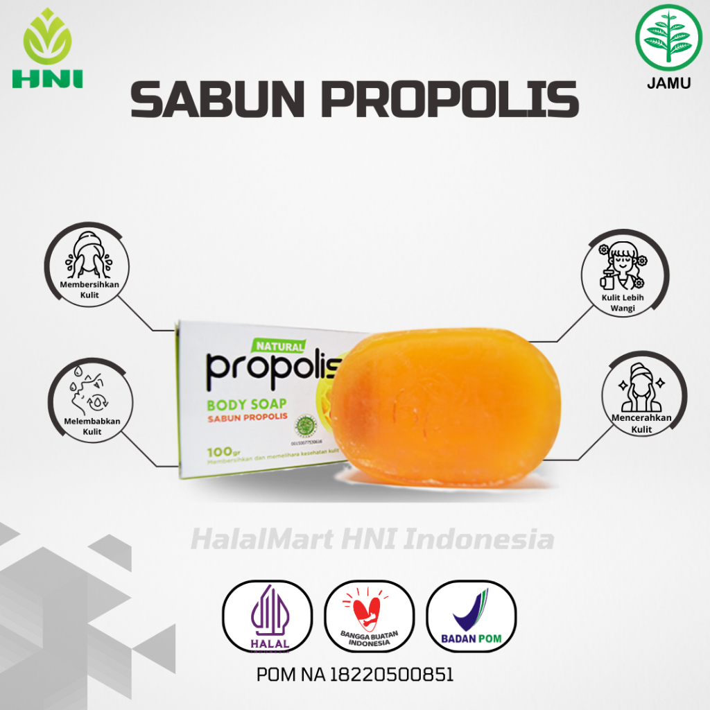 SABUN PROPOLIS Bekerja Sebagai Anti Bakteri Alami Sabun Propolis Digunakan Untuk Perawatan Kesehatan