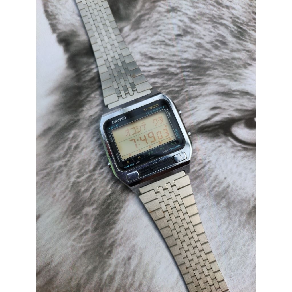 Jam Tangan Pria Retro Casio T-1500 Original Japan