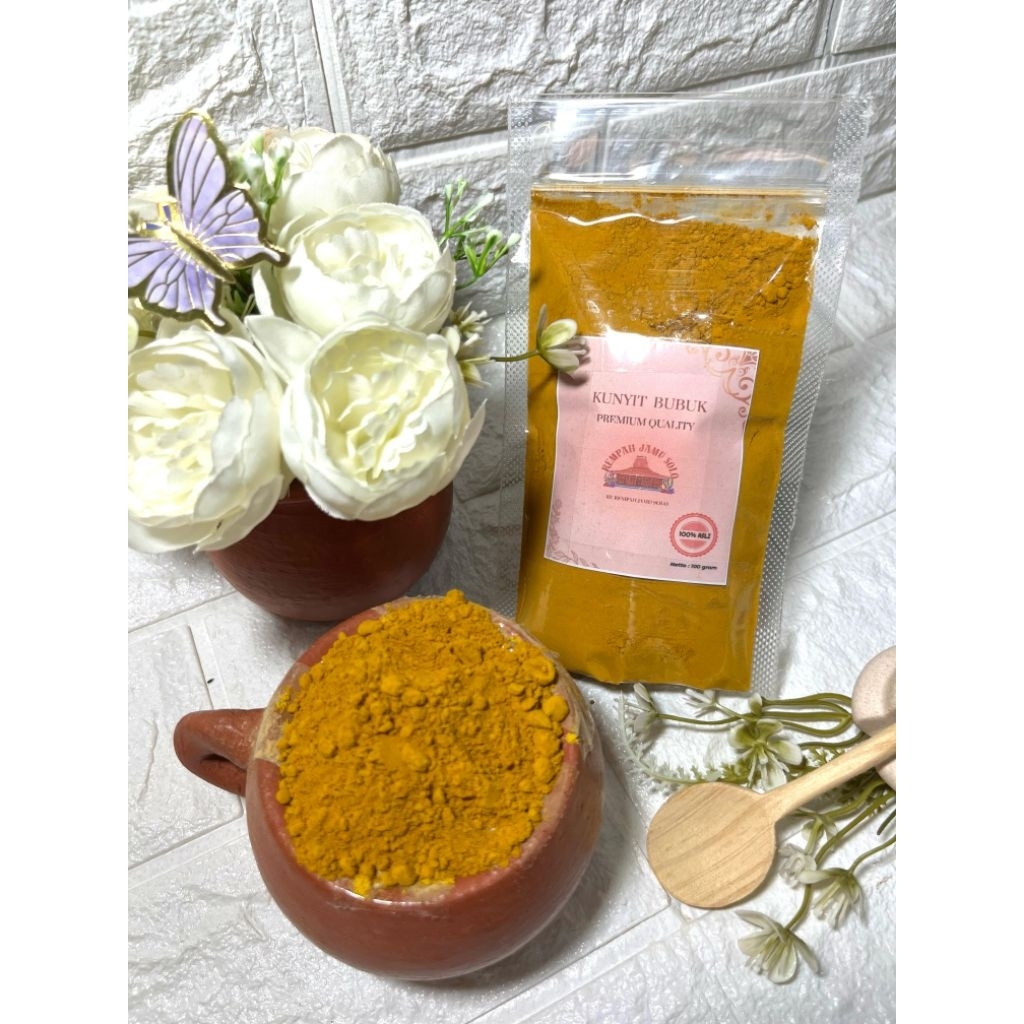 

Kunyit Bubuk 100 % Asli Grade A kemasan 100 Gr