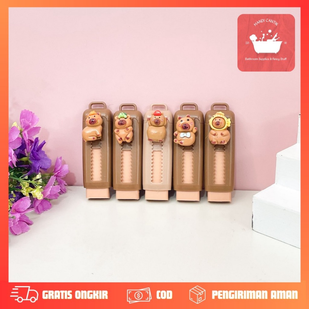 

PENGHAPUS MODEL CUTTER CAPYBARA ER-1695 ERASER HAPUSAN LUCU IMUT KADO UNIK COD