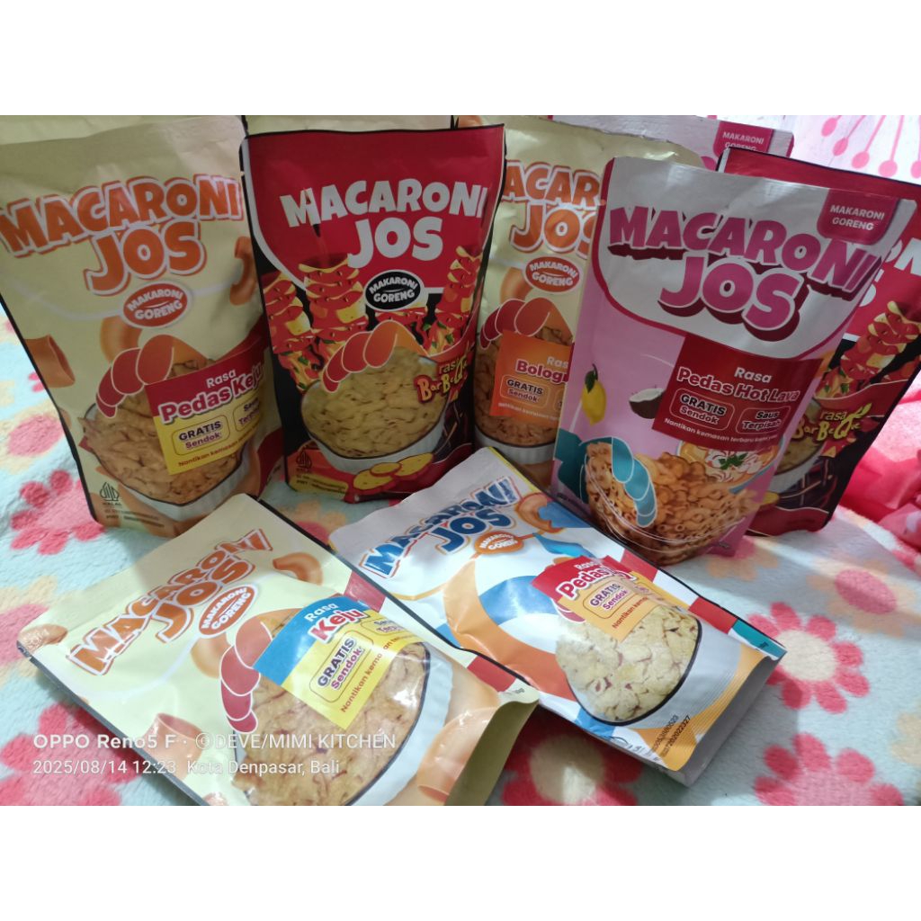 

Makaroni Joss + saus keju pedas bbq