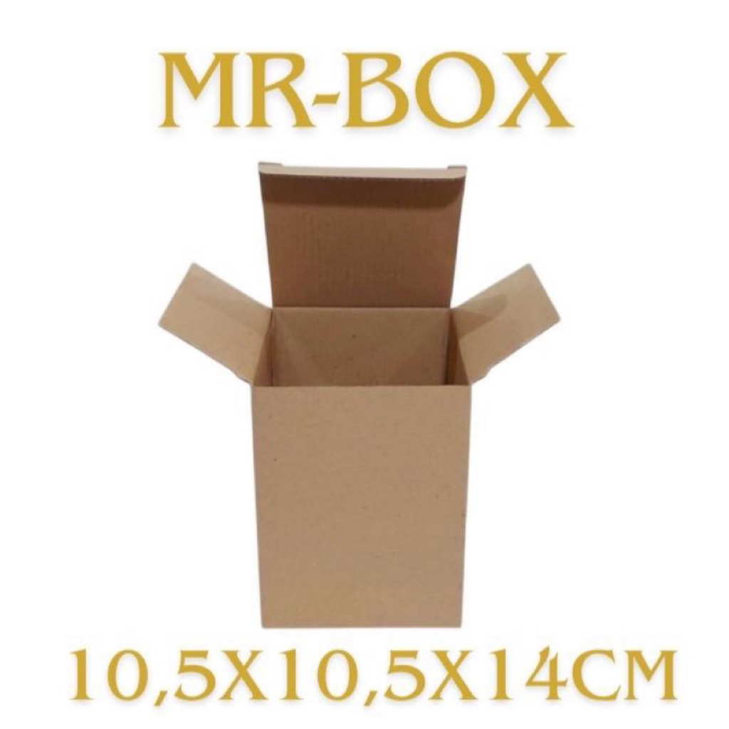 

Kardus karton polos uk. 10.5x10,5x14 cm - kotak box ST (SHEET)