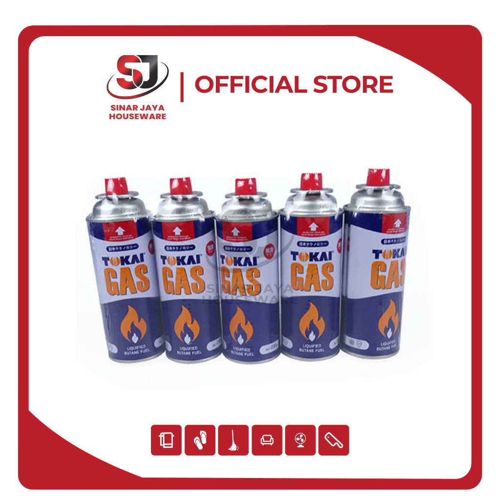 TABUNG GAS KALENG 235GR TOKAI/Tabung Gas Traveling/Tabung Gas Portable