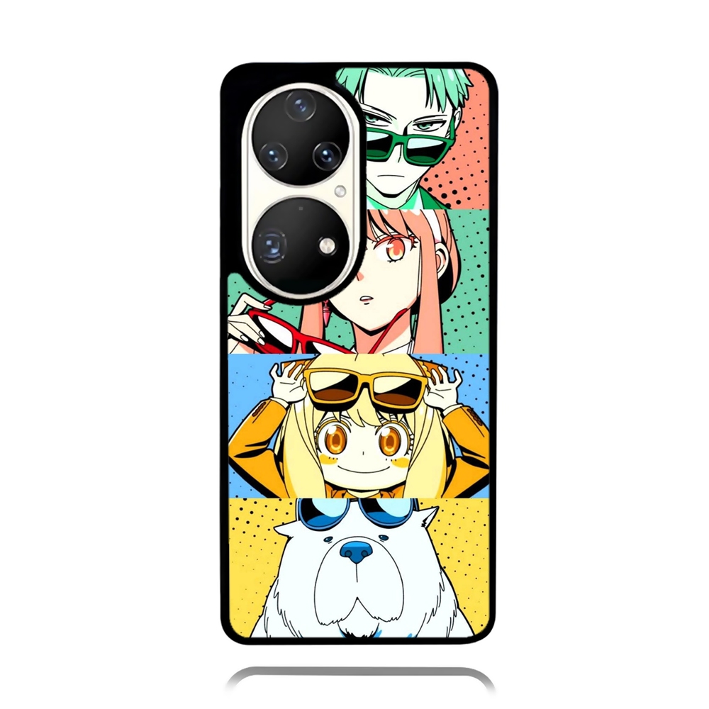 Case HP Huawei P70 P60 P50 P40 P30 P20 P10 Pro TPU Rubber Softcase Spy X Family