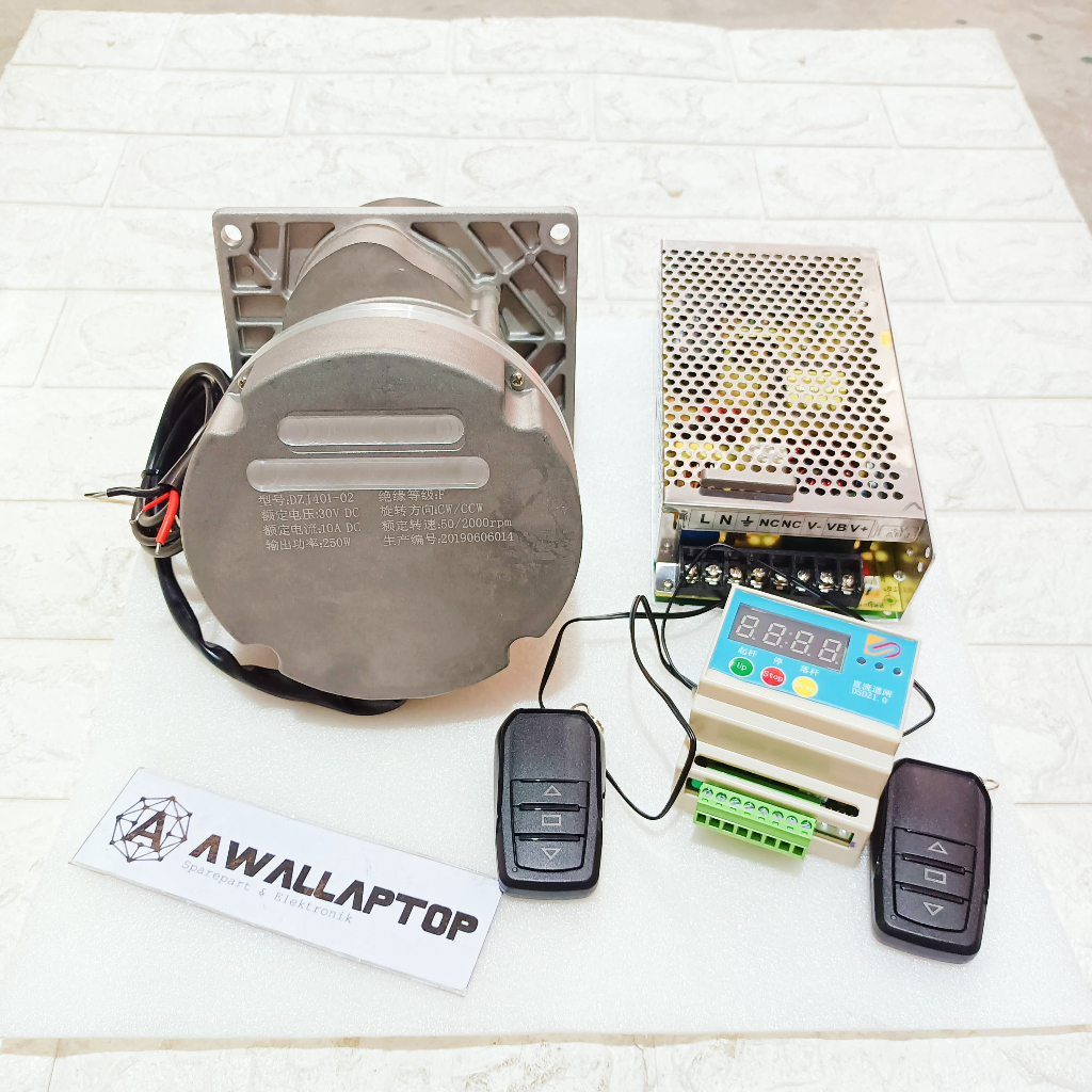 motor bldc 250w gearbox 60N motor palang parkir otomatis