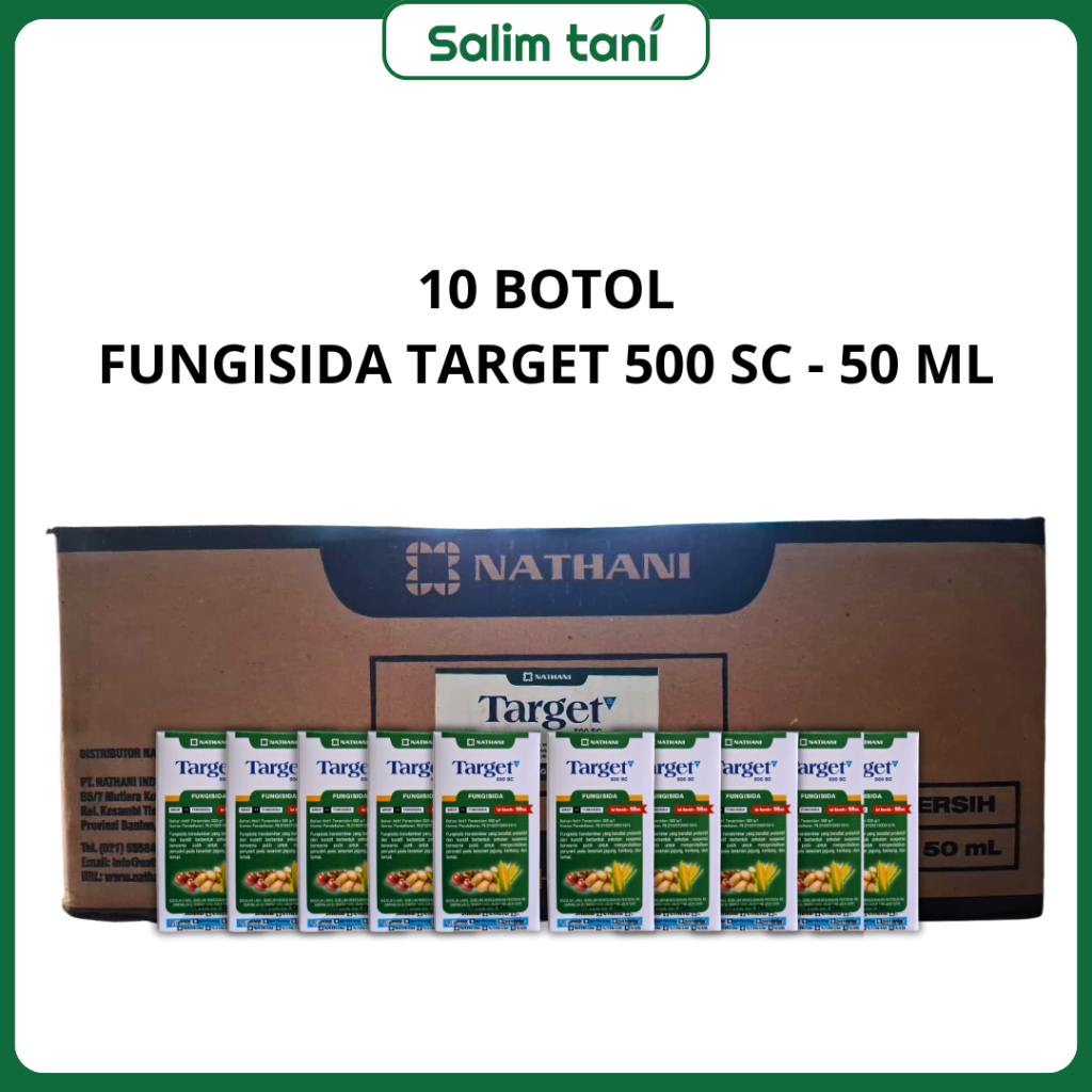 FUNGISIDA TARGET 500 SC 10 BOTOL KEMASAN 50 ML