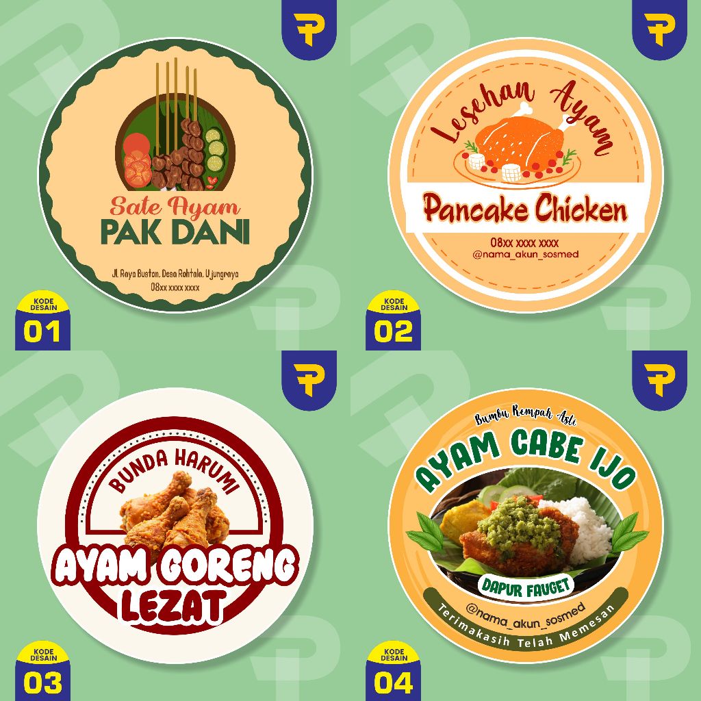 

stiker ayam stiker ayam geprek stiker sate ayam