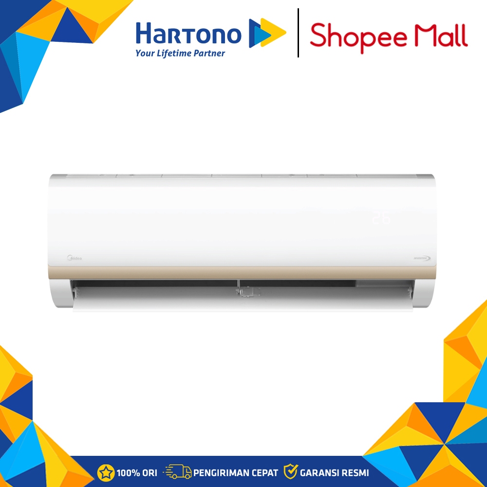 Midea 0.5 PK AC Split Inverter Air Conditioner MSIAF-05CRDN2X(I) ( +MSIAF-05CRDN2X(O) )
