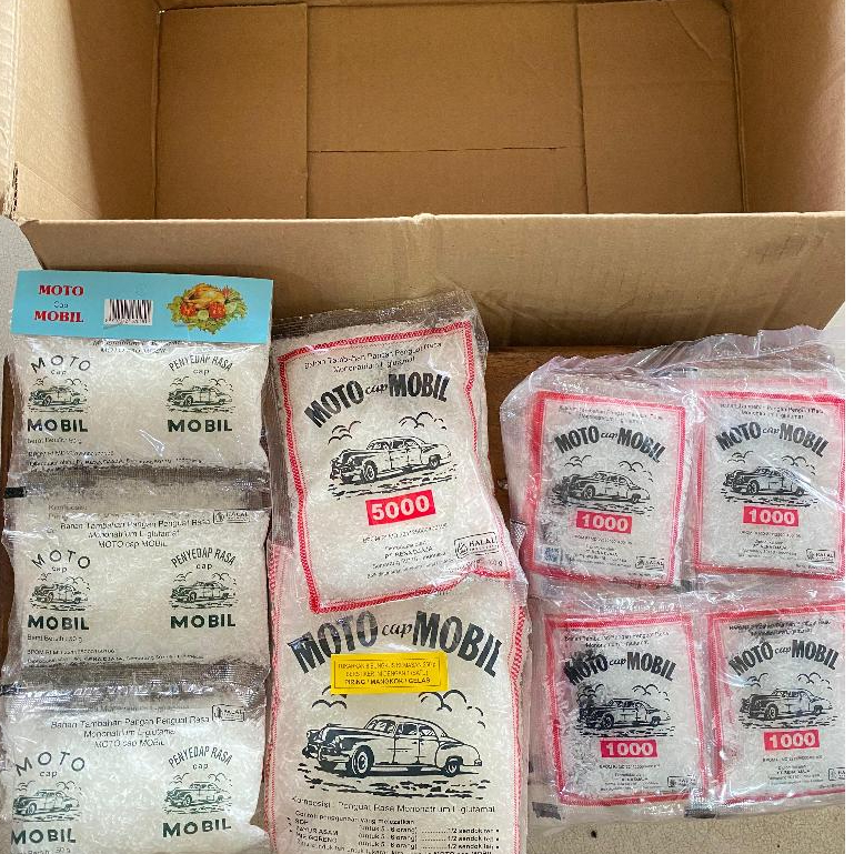 MOTO CAP MOBIL UKURAN 15 GR / 100 GR / 250 GR / RENCENG ISI 6 @ 50 GR - MSG PENYEDAP MASAKAN