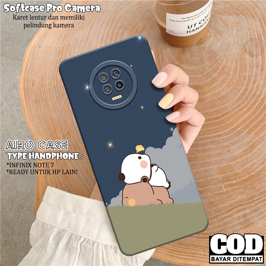 Case INFINIX NOTE 7 - Softcase INFINIX NOTE 7 - Fashion Case KARTUN - Casing INFINIX NOTE 7 - Softca