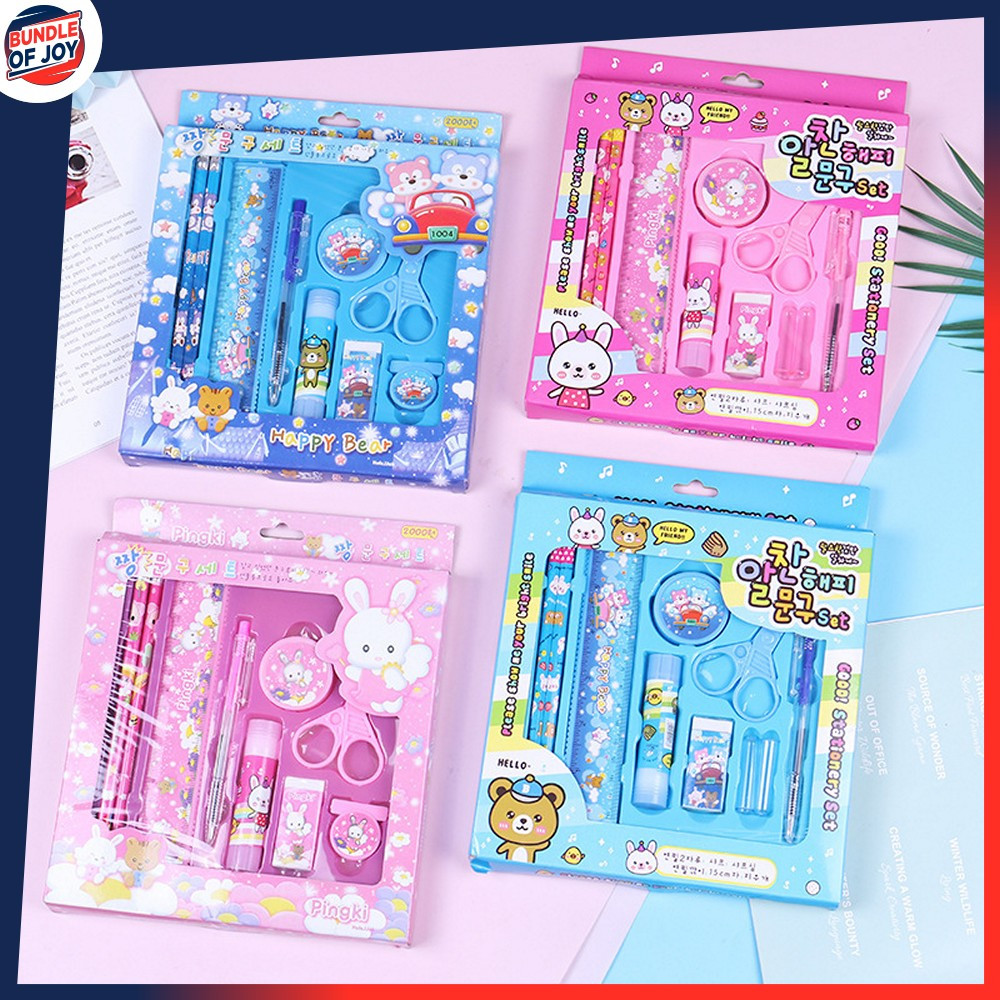 

Paket Alat Tulis Anak 8IN1 Karakter / Alat Tulis Set Anak TK Gift Kids Stationery / Set School Supplies for Child Bundle Of Joy A26