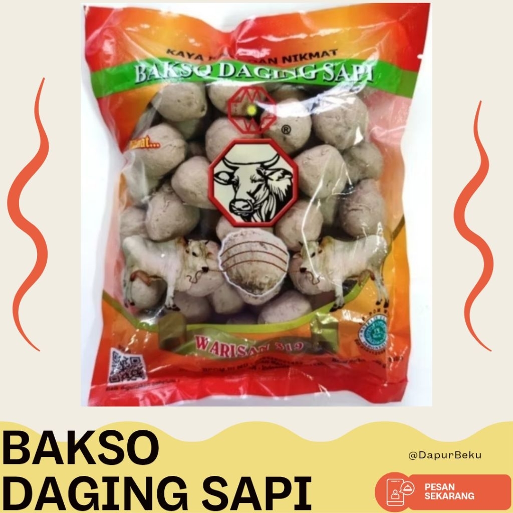 

Bakso Sapi Urat isi 50 pcs / Baso Urat Warisan 319 daging sapi