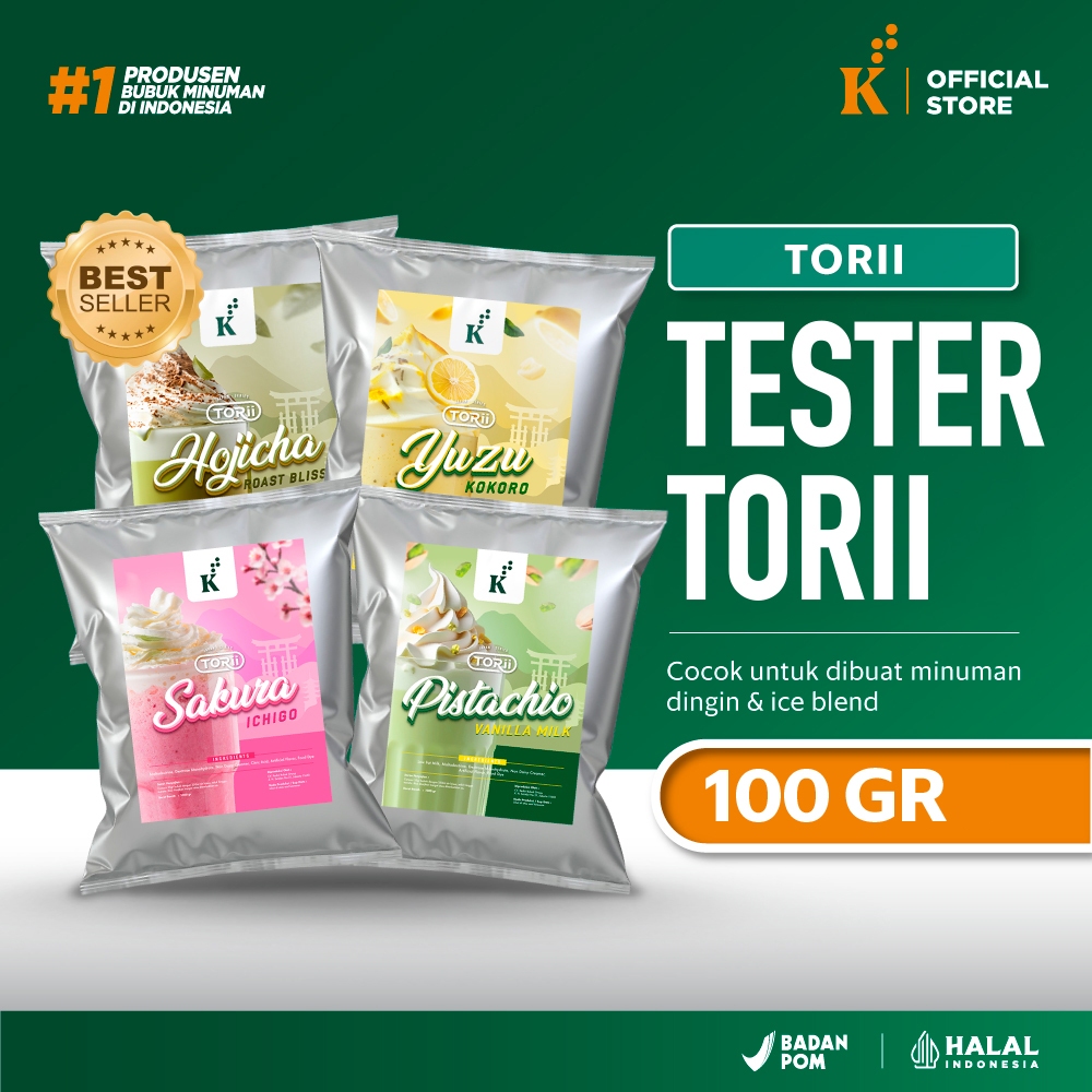 

Bubuk Minuman TESTER TORII JAPAN SERIES 100 gr Powder Drink - Kedai Bubuk Javaland
