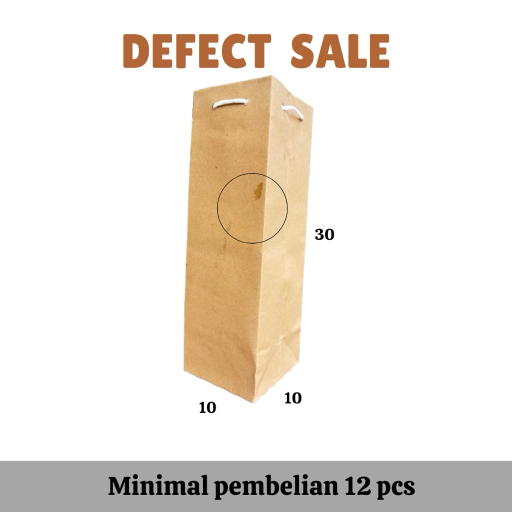 

Paperbag BS (Botol sedang),Paperbag untuk teh botol sosro 1 liter,P10 L10 T30