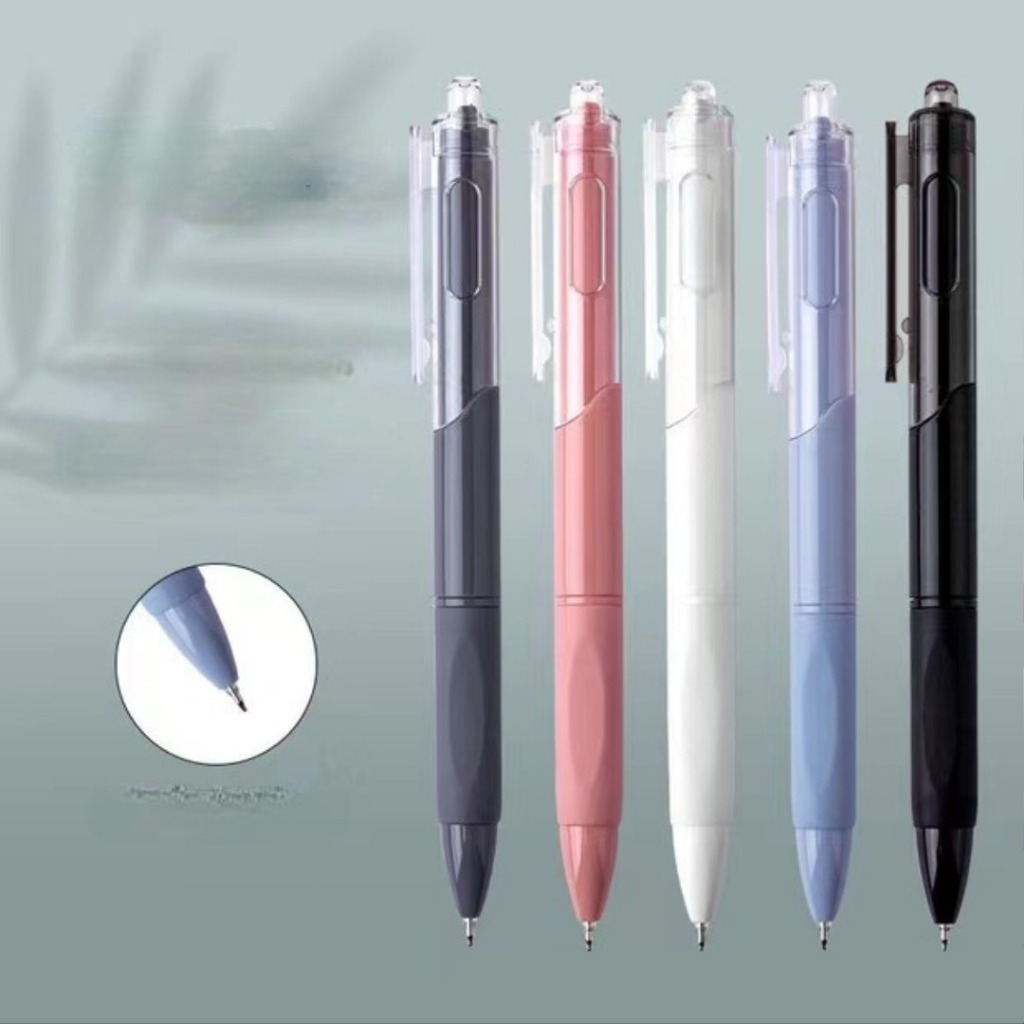 

AFM Pulpen Netral Set 5 Pcs Pena 0.55mm Alat Tulis Sekolah Dan Kantor Gel Retractable Cepat Kering