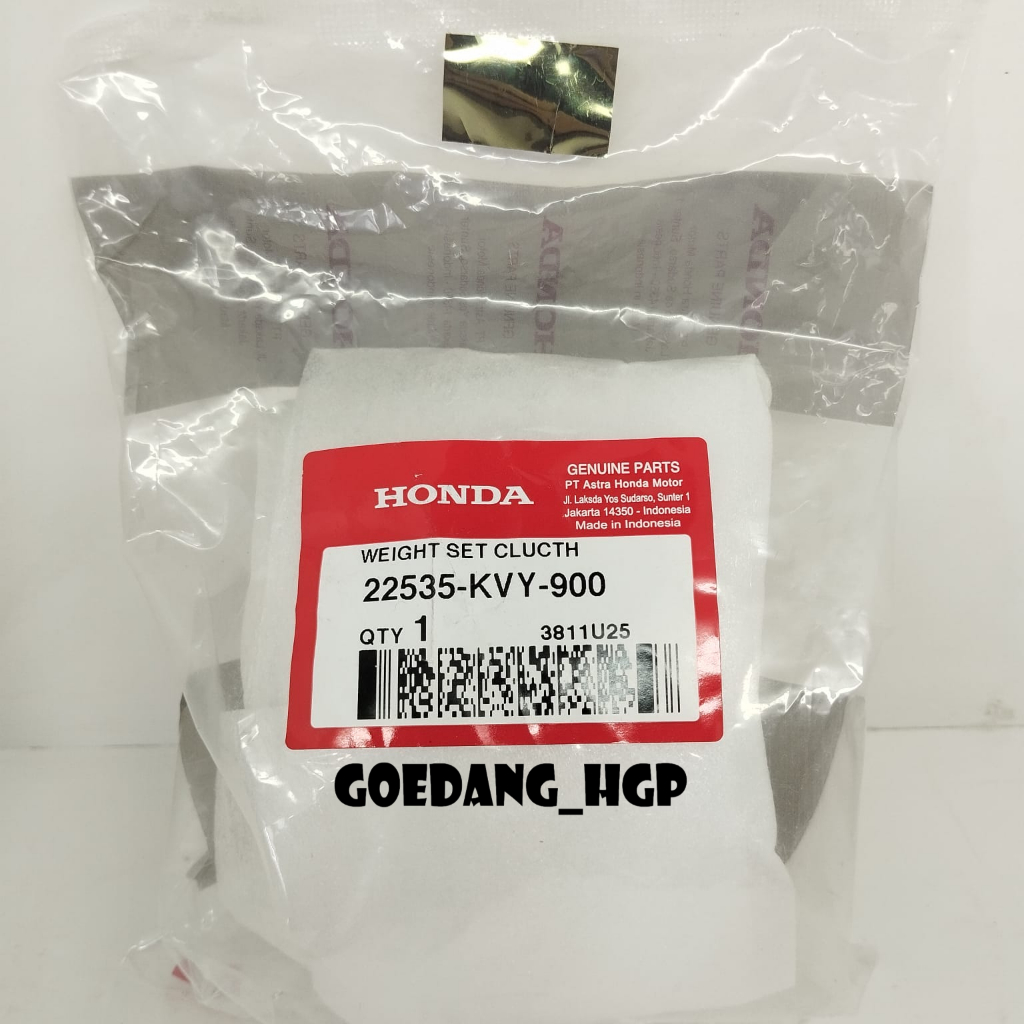 Kampas Kopling Ganda Beat Karbu ORI AHM 22535KVY900
