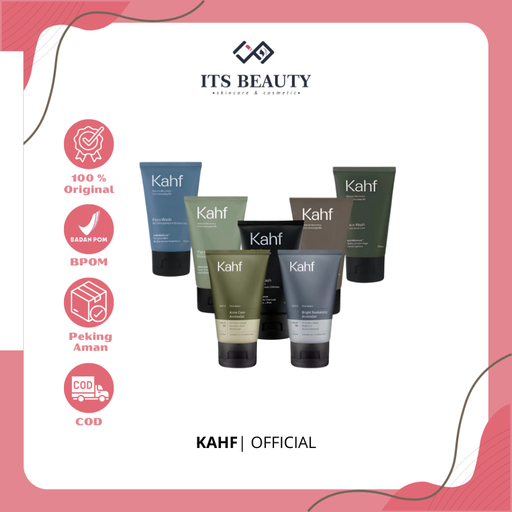 Its Beauty - KAHF Man Facial Wash & Face Scrub 100 ml