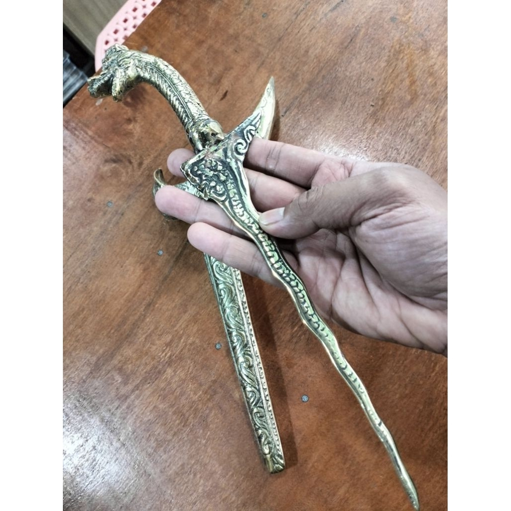 koleksi keris tembaga/keris naga ladrang