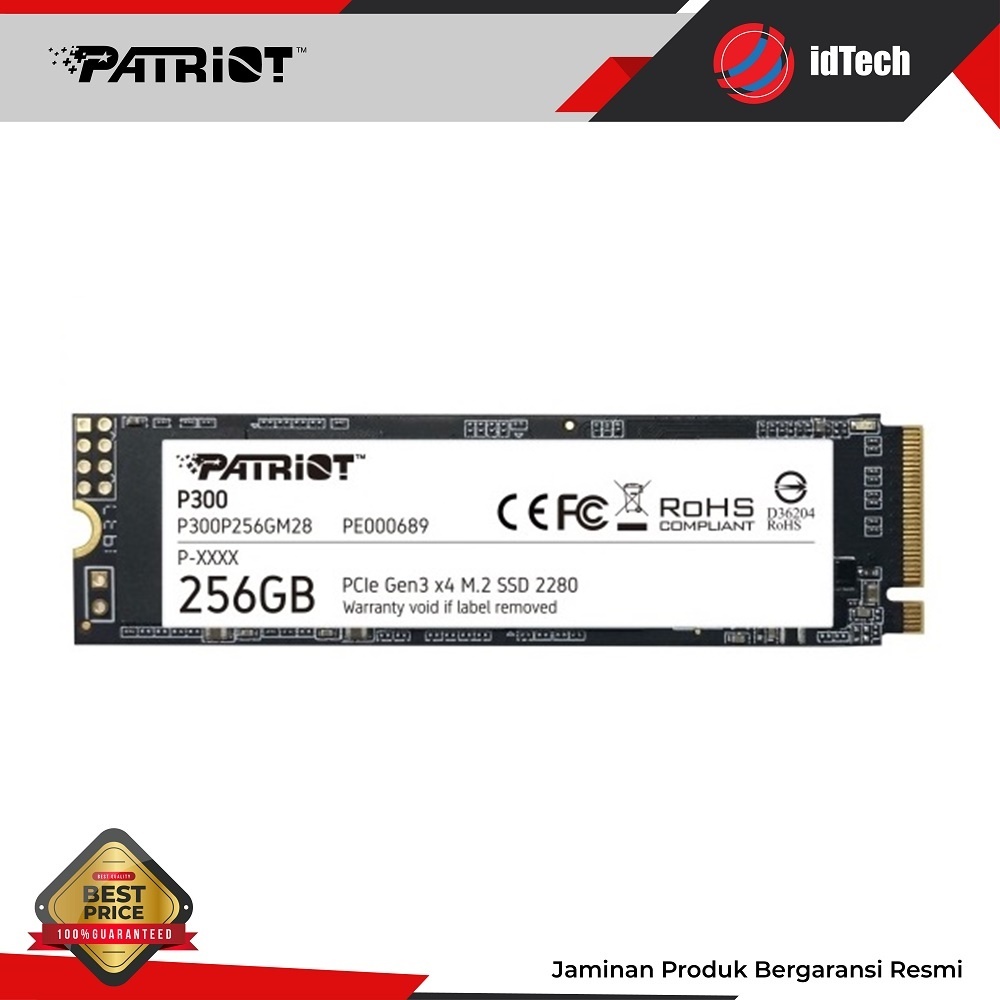 Patriot SSD Nvme G3 256G P300P256GM28