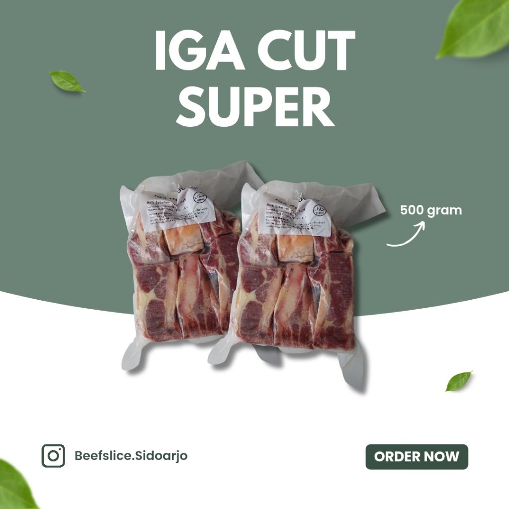 

READY Daging Iga Cut Premium 500 Gram