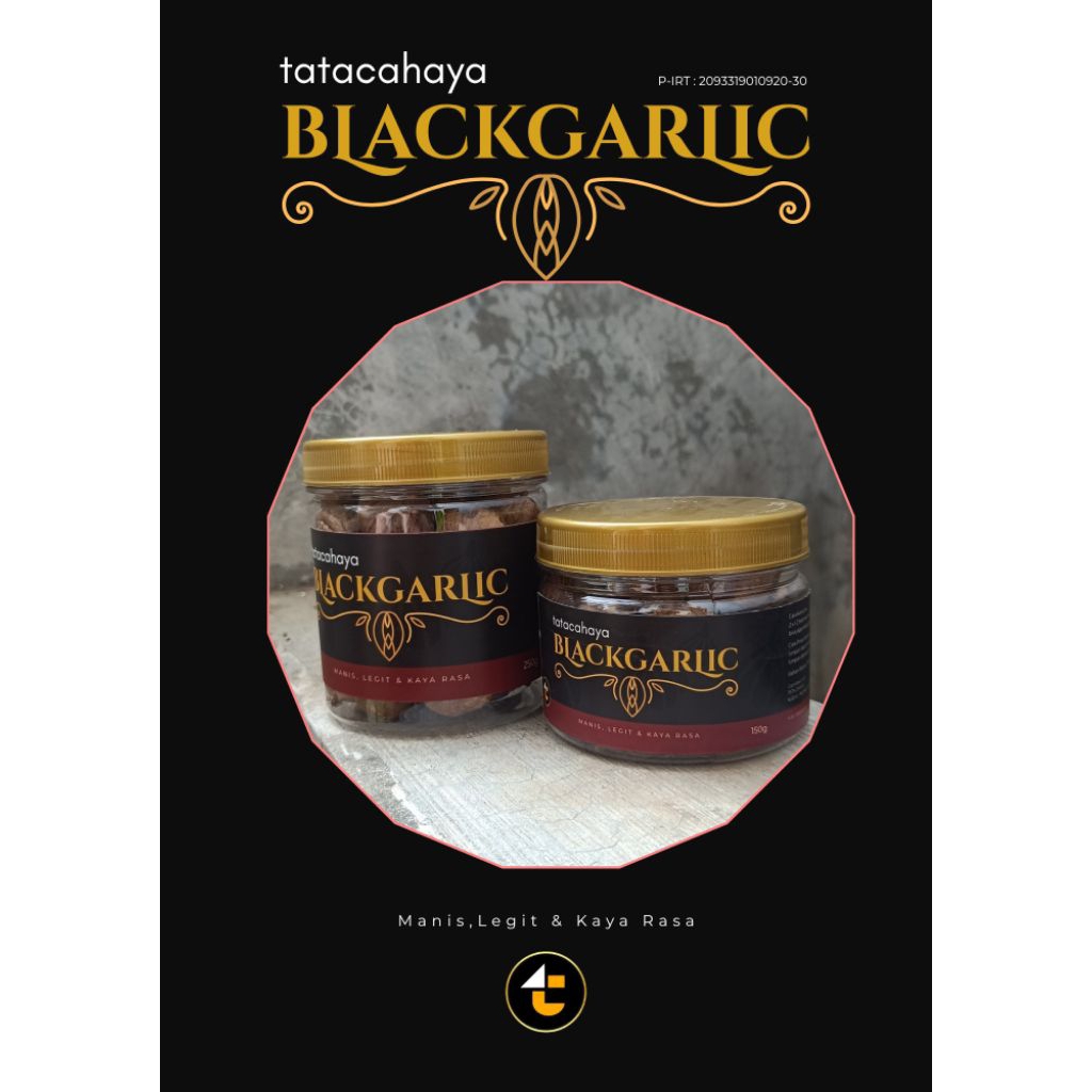 

Black Garlic Tata Cahaya 150g dan 250g