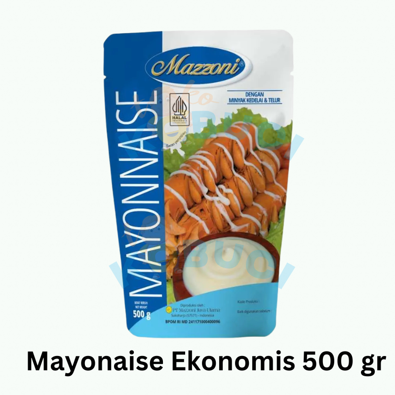 

Mazzoni Mayonnaise Ekonomis 500 gr / Mazzoni Mayonaise Murah Enak