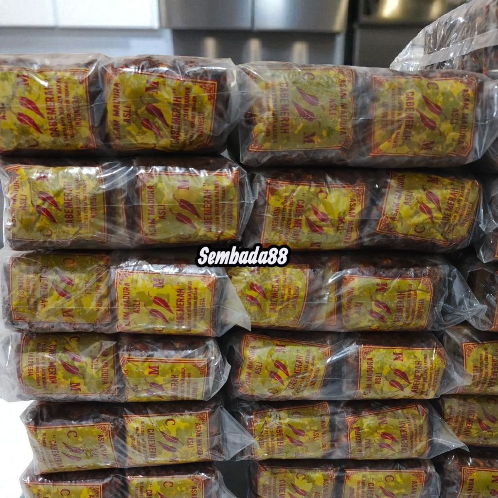 ASAM JAWA CAP SINAR JAYA MAKMUR / CAP CABE MERAH KEMASAN 150 GRAM 1 PAK ISI 20 PCS / ASAM JAWA / ASE