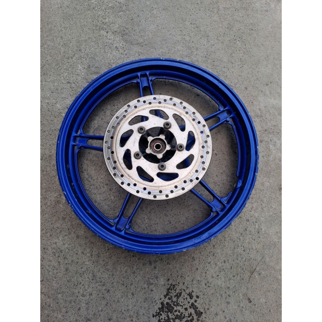 velg roda racing depan yamaha vixion advance movistar biru original