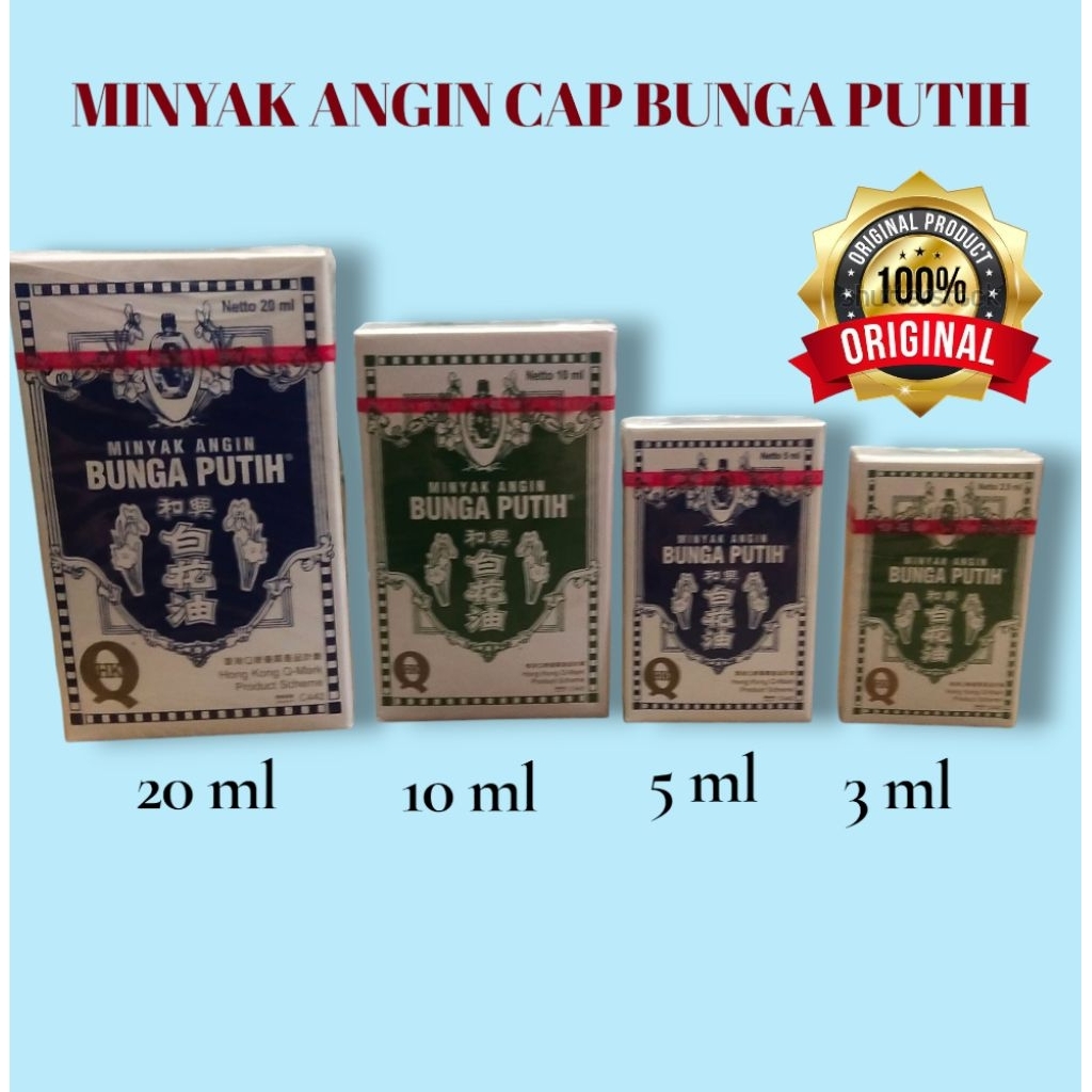 MINYAK ANGIN BUNGA PUTIH