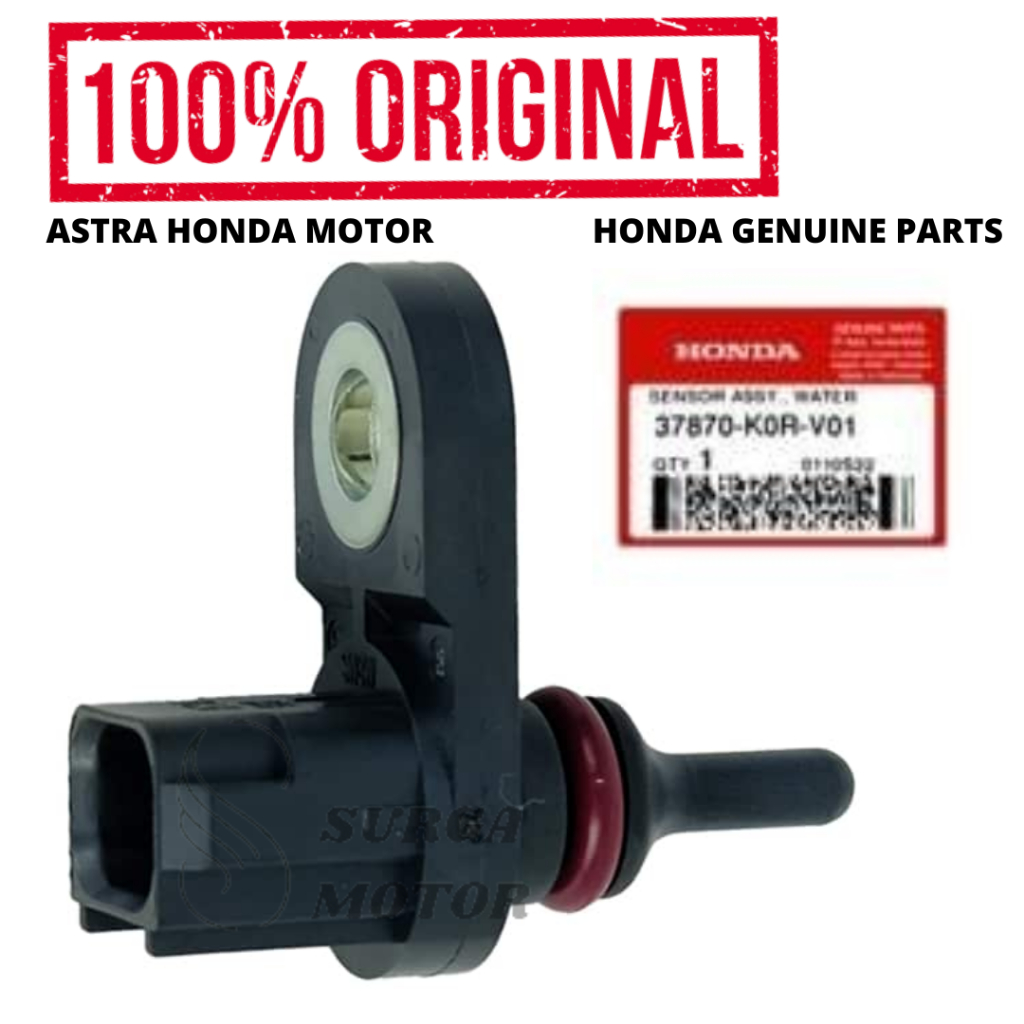 Sensor Temperatur Suhu Air ECT Honda PCX 160 ADV Stylo Vario Original AHM 37870-K0R-V01 Senssor Assy