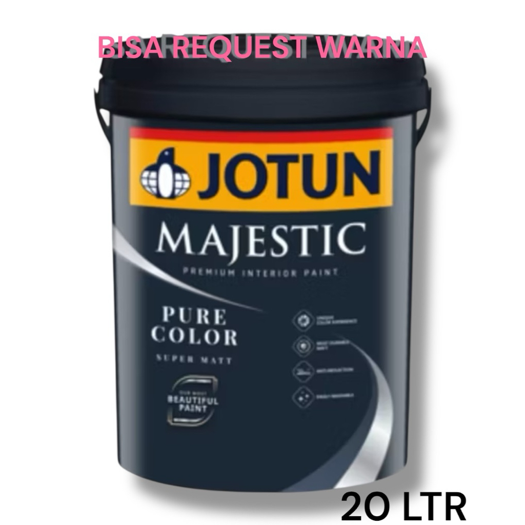 MAJESTIC PURE COLOR, CAT TEMBOK INTERIOR JOTUN 20 LTR (INSTANT)