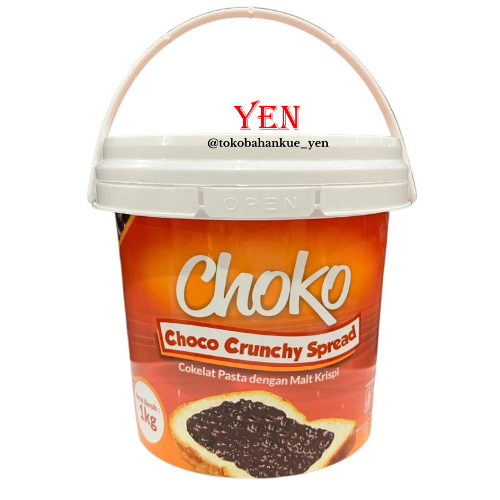 

Choko Choco Crunchy Spread 1 Kg – Selai Coklat Pasta dengan Malt Krispi / Choco Crunchy