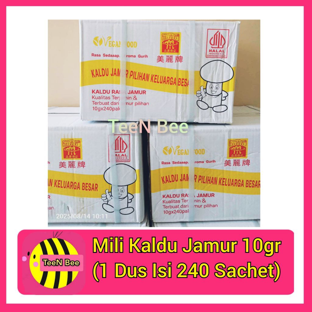 

Mili Kaldu Jamur 10gr Per Dus Isi 240 Sachet