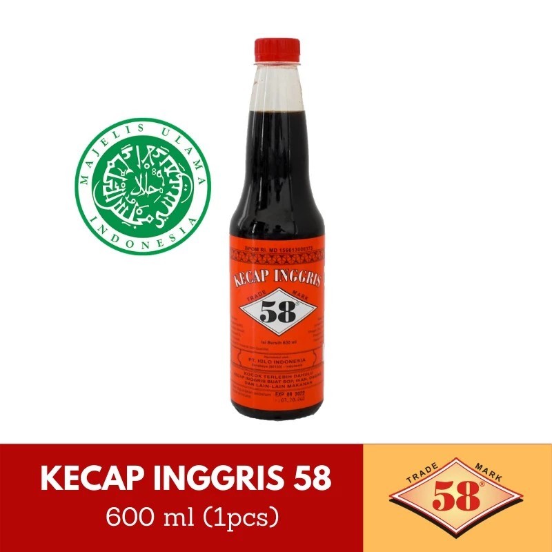 

Saos 58 - Kecap Inggris Halal (600 ml)
