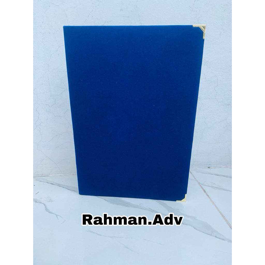 

Map Beludru Kantor A4 & F4 - Premium Elegan Arsip Dokumen Termurah