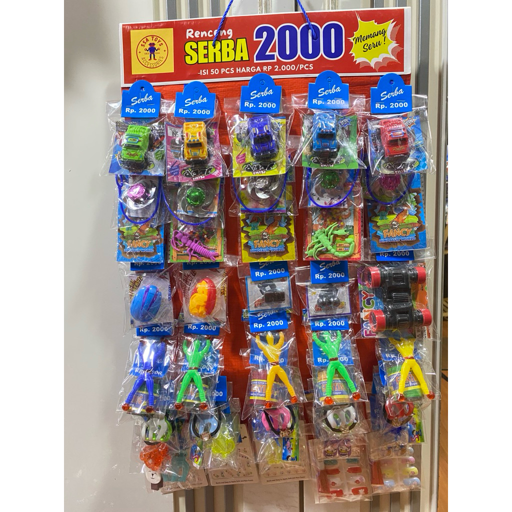 Mainan anak/mainan serba 2000/Mainan renceng