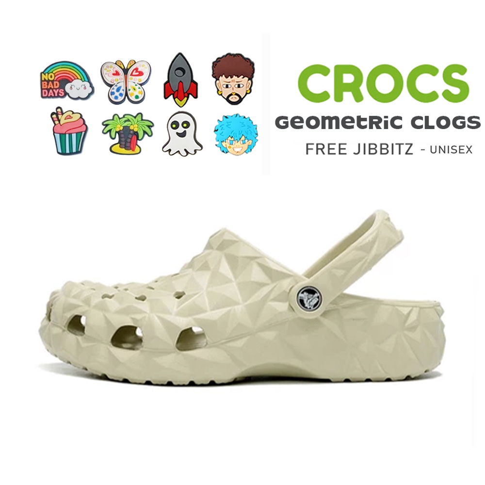 Original Crocs Classic Geometric Clog Unisex Sandals Premium Crocs Unisex / Crocs Geometric